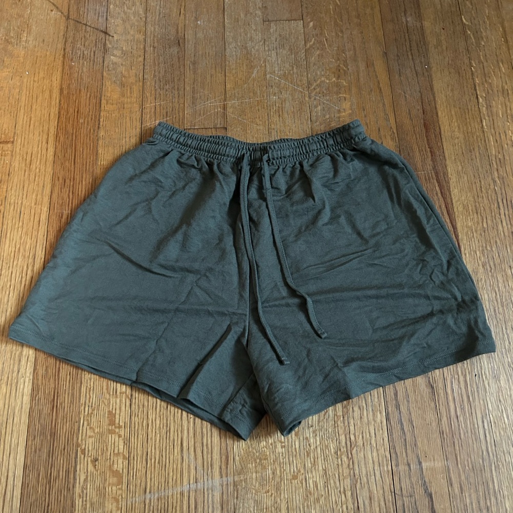 H&M Dark Green Athletic Shorts